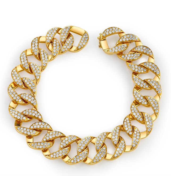 HEMINGWAY DIAMOND CHAIN LINK BRACELET – Anita Ko