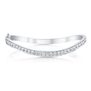 DIAMOND WAVE BANGLE