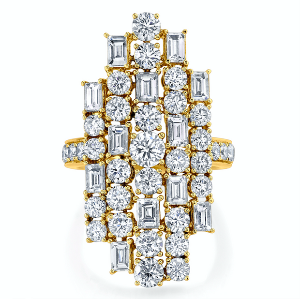 DIAMOND CLUSTER RING