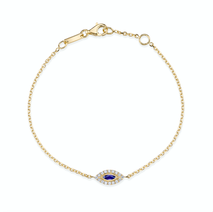 Sapphire evil eye bracelet shop