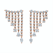 DIAMOND RAIN DROP EARRINGS