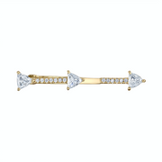 TRIANGLE DIAMOND ARROW EARRING