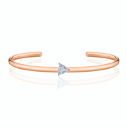 TRILLION SHAPED DIAMOND CUFF