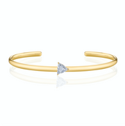 TRILLION SHAPED DIAMOND CUFF