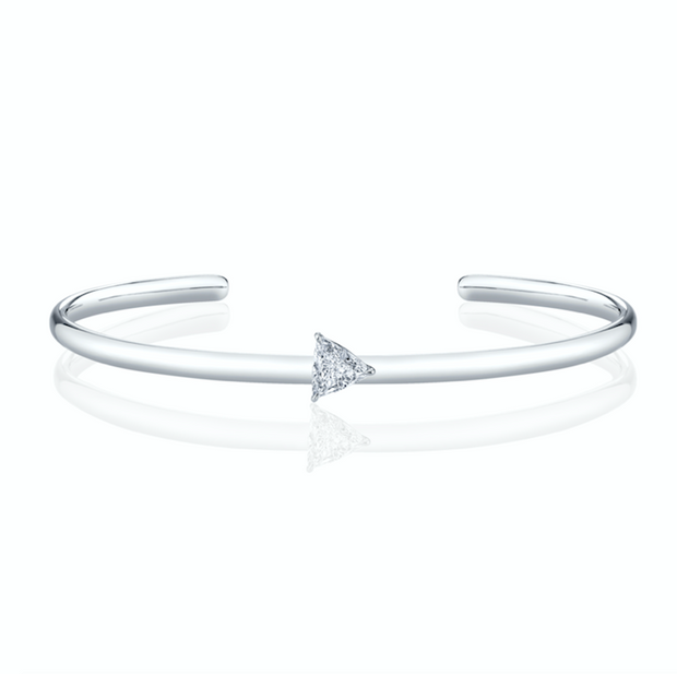 TRILLION SHAPED DIAMOND CUFF