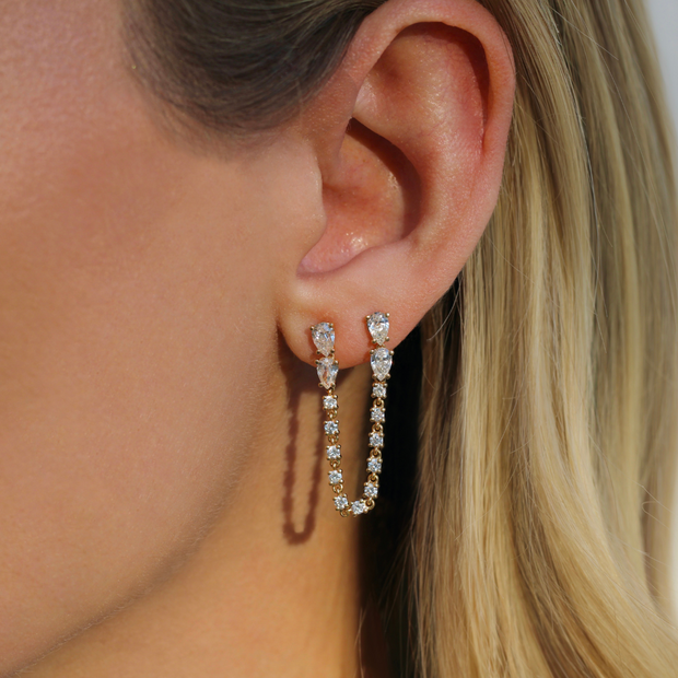 DAPHNE DOUBLE-PIERCING EARRING