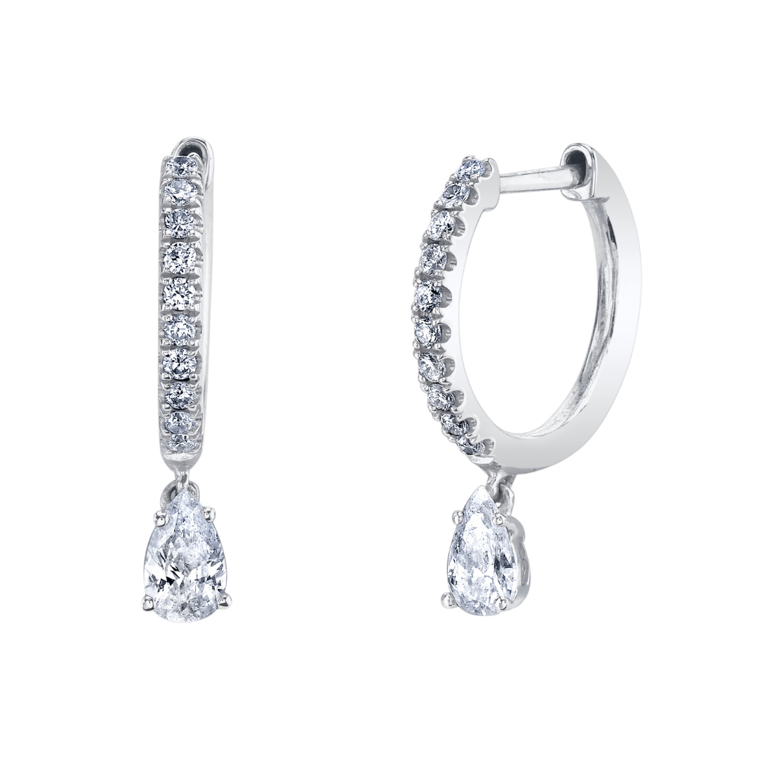 国内発| ANITA KO Sapphire Huggies 18K ローズゴールドピアス 国内発| ANITA KO Sapphire Huggies 18K ローズゴールドピアス