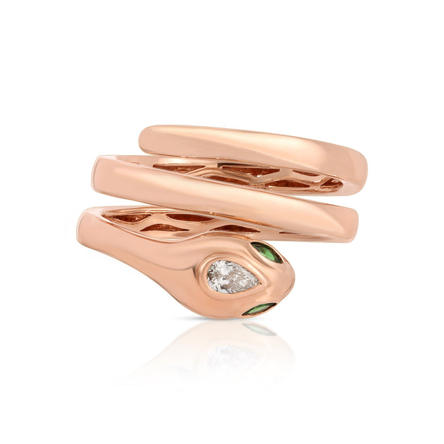 SNAKE COIL PINKY RING – Anita Ko