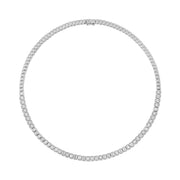 EMERALD CUT BEZEL DIAMOND CHOKER