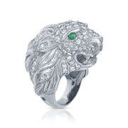 DIAMOND LION RING