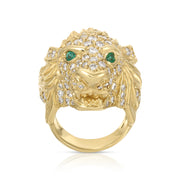 DIAMOND LION RING