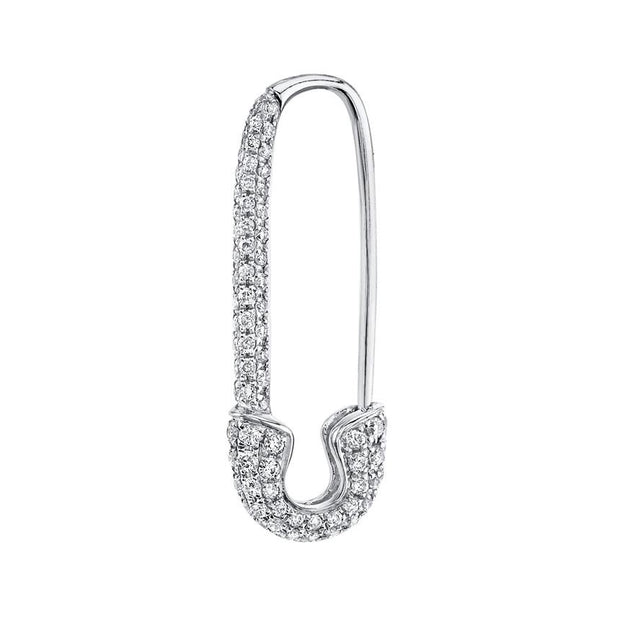 DIAMOND SAFETY PIN EARRING – Anita Ko