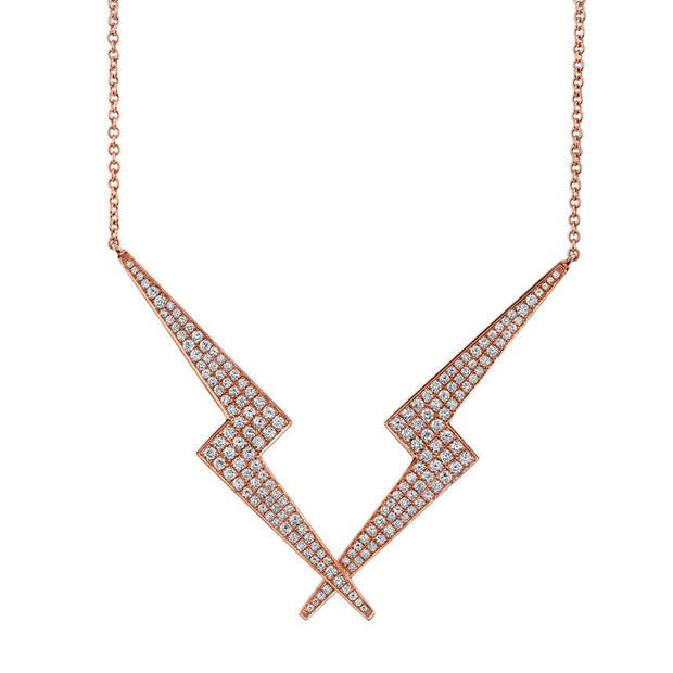 DIAMOND LIGHTNING BOLT NECKLACE