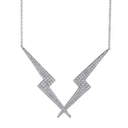 DIAMOND LIGHTNING BOLT NECKLACE