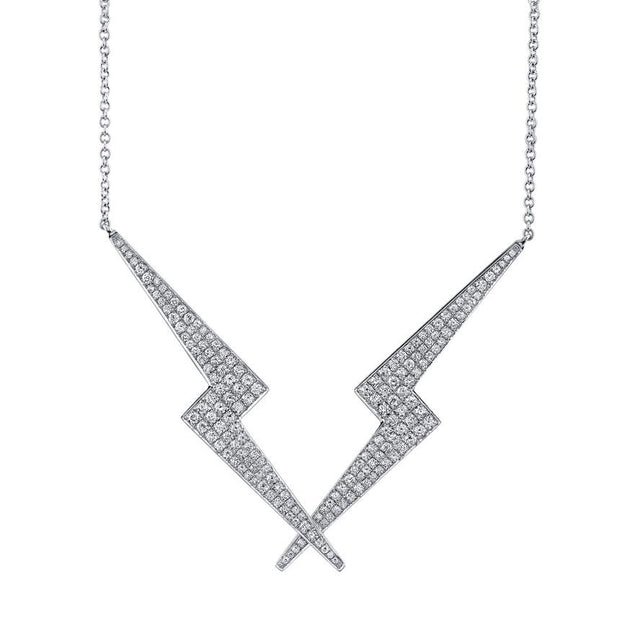 DIAMOND LIGHTNING BOLT NECKLACE