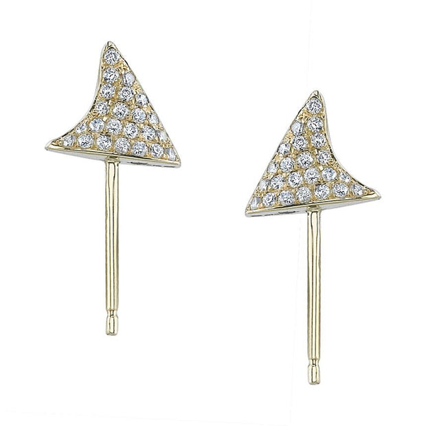 DIAMOND THORN STUDS