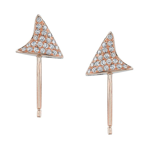 DIAMOND THORN STUDS