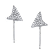 DIAMOND THORN STUDS