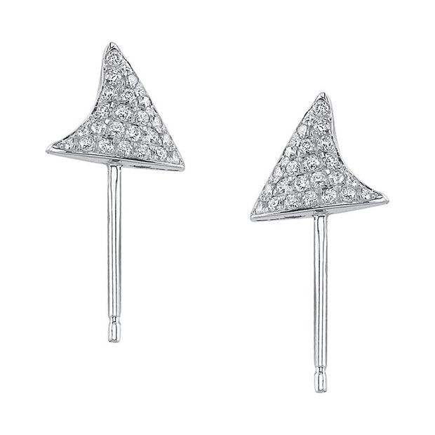 DIAMOND THORN STUDS