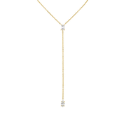 BAGUETTE AND MARQUISE DIAMOND LARIAT