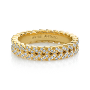 DIAMOND BRAIDED RING