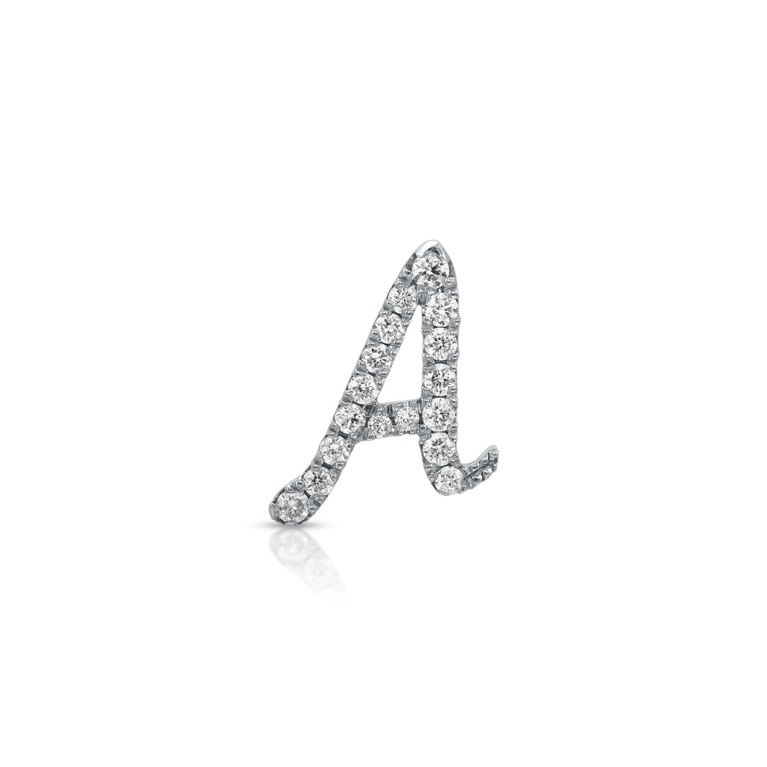 DIAMOND INITIAL STUD – Anita Ko