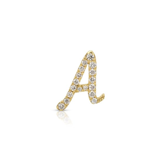 DIAMOND INITIAL STUD