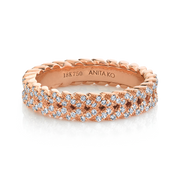 DIAMOND BRAIDED RING