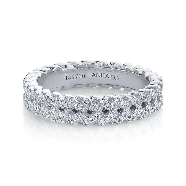 DIAMOND BRAIDED RING