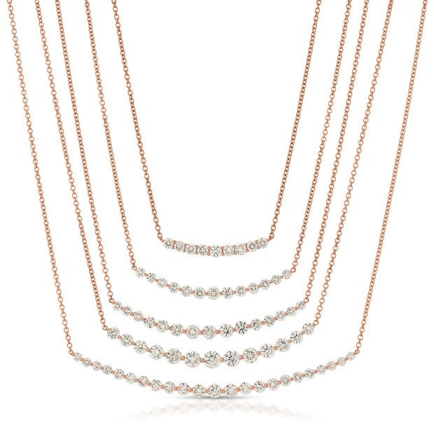 CRESCENT DIAMOND NECKLACE