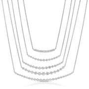 CRESCENT DIAMOND NECKLACE