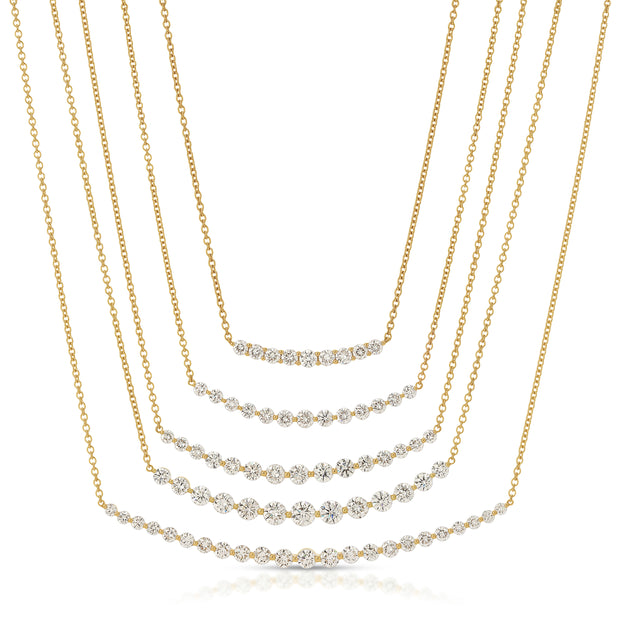 CRESCENT DIAMOND NECKLACE