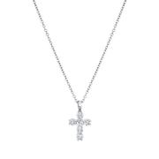 DIAMOND CROSS NECKLACE