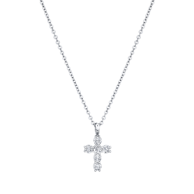 DIAMOND CROSS NECKLACE