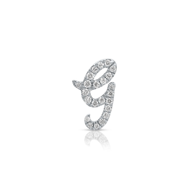 DIAMOND INITIAL STUD