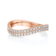 DIAMOND CURVED RING