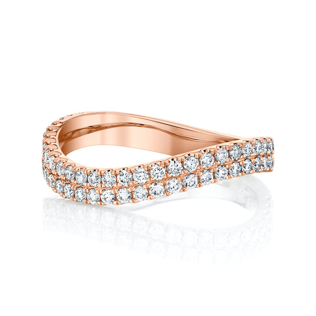 DIAMOND CURVED RING