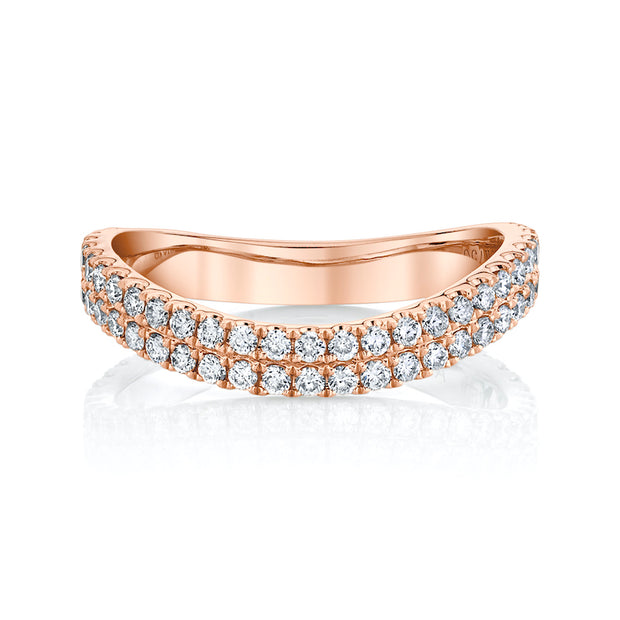 DIAMOND CURVED RING