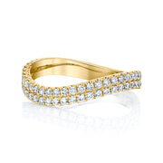 DIAMOND CURVED RING