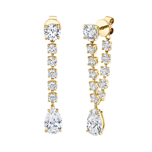 LARGE OLIVIA DIAMOND EARRINGS