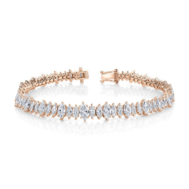 Marquise sales diamond bracelet