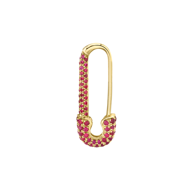 Loren Stewart Safety Pin Earring - Yellow Gold | Garmentory