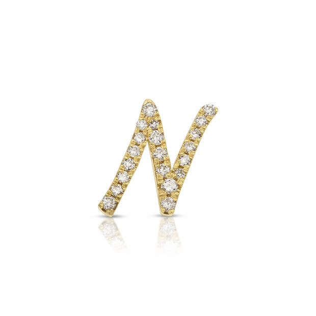 DIAMOND INITIAL STUD