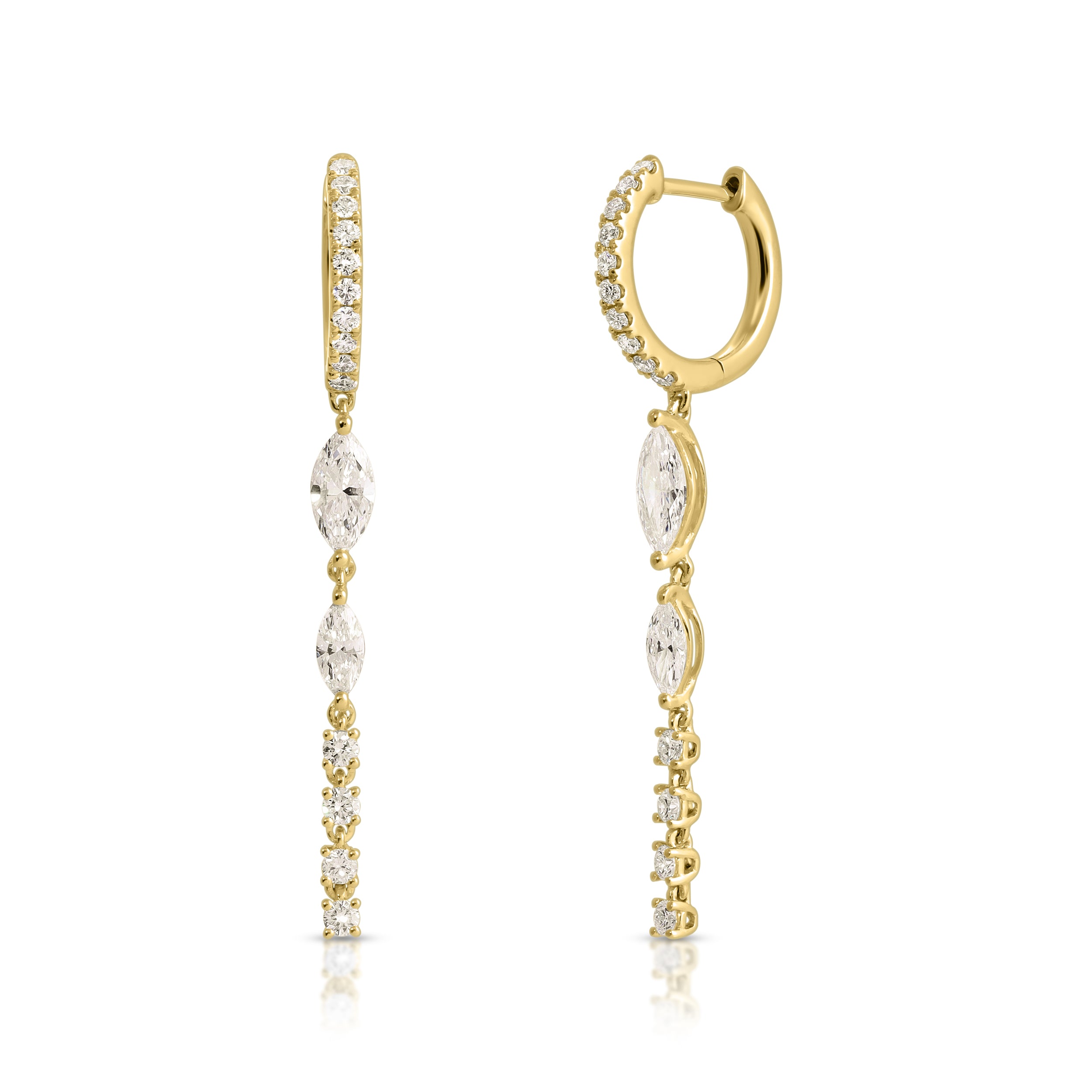 国内発| ANITA KO Diamond Huggies 18K ローズゴールドピアス 国内発| ANITA KO Diamond Huggies 18K ローズゴールドピアス