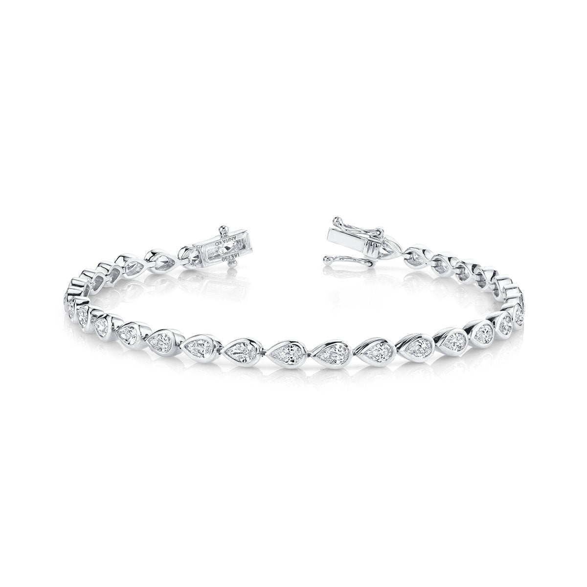 アクセサリー Juanita Bracelet HEART SHAPE DIAMOND CHAIN BRACELET – Anita Ko