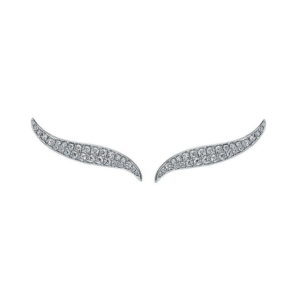 DIAMOND PETAL EARRINGS