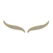 DIAMOND PETAL EARRINGS