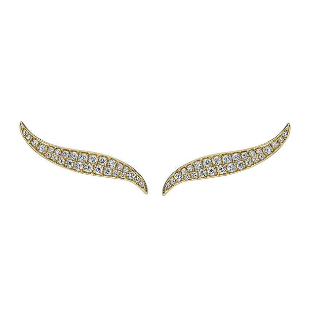 DIAMOND PETAL EARRINGS