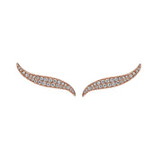 DIAMOND PETAL EARRINGS