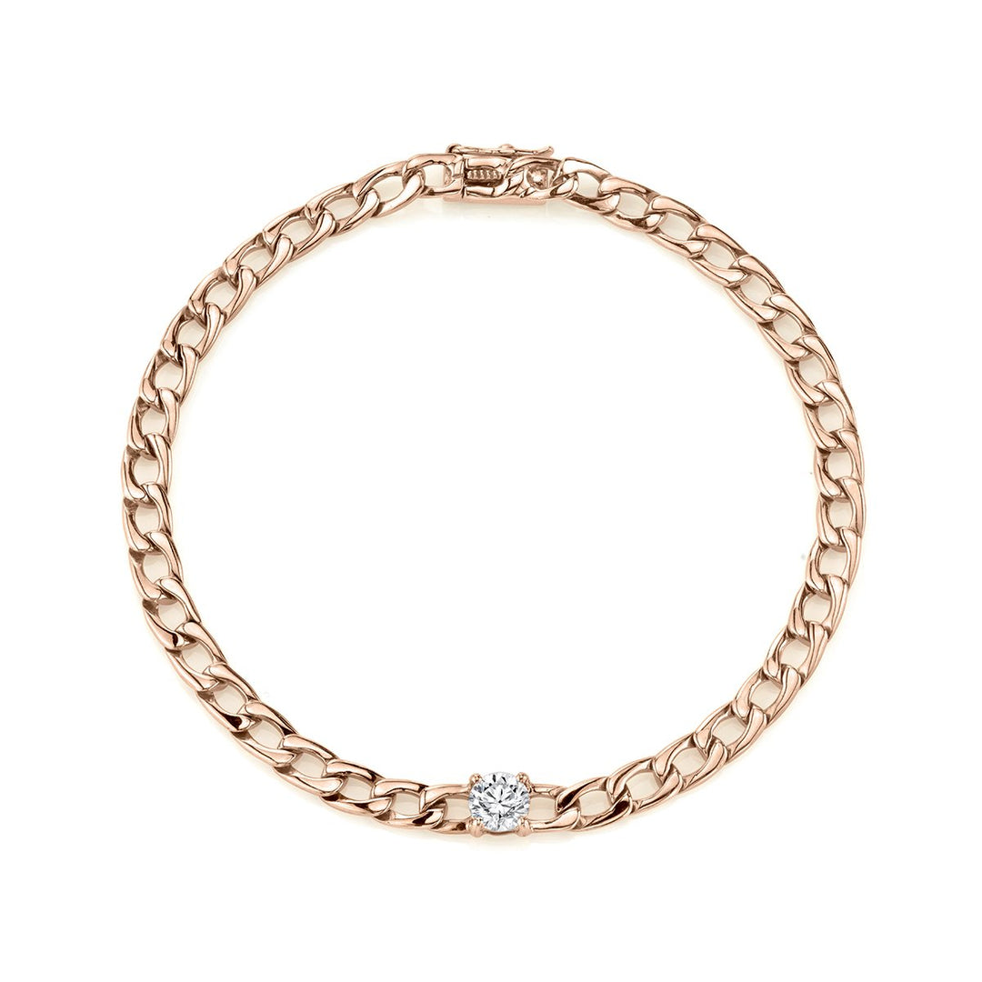 アクセサリー Juanita Bracelet HEART SHAPE DIAMOND CHAIN BRACELET – Anita Ko